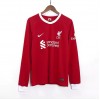 Original Fußballtrikot Liverpool Heimtrikot 2023-24 Langarm Für Herren